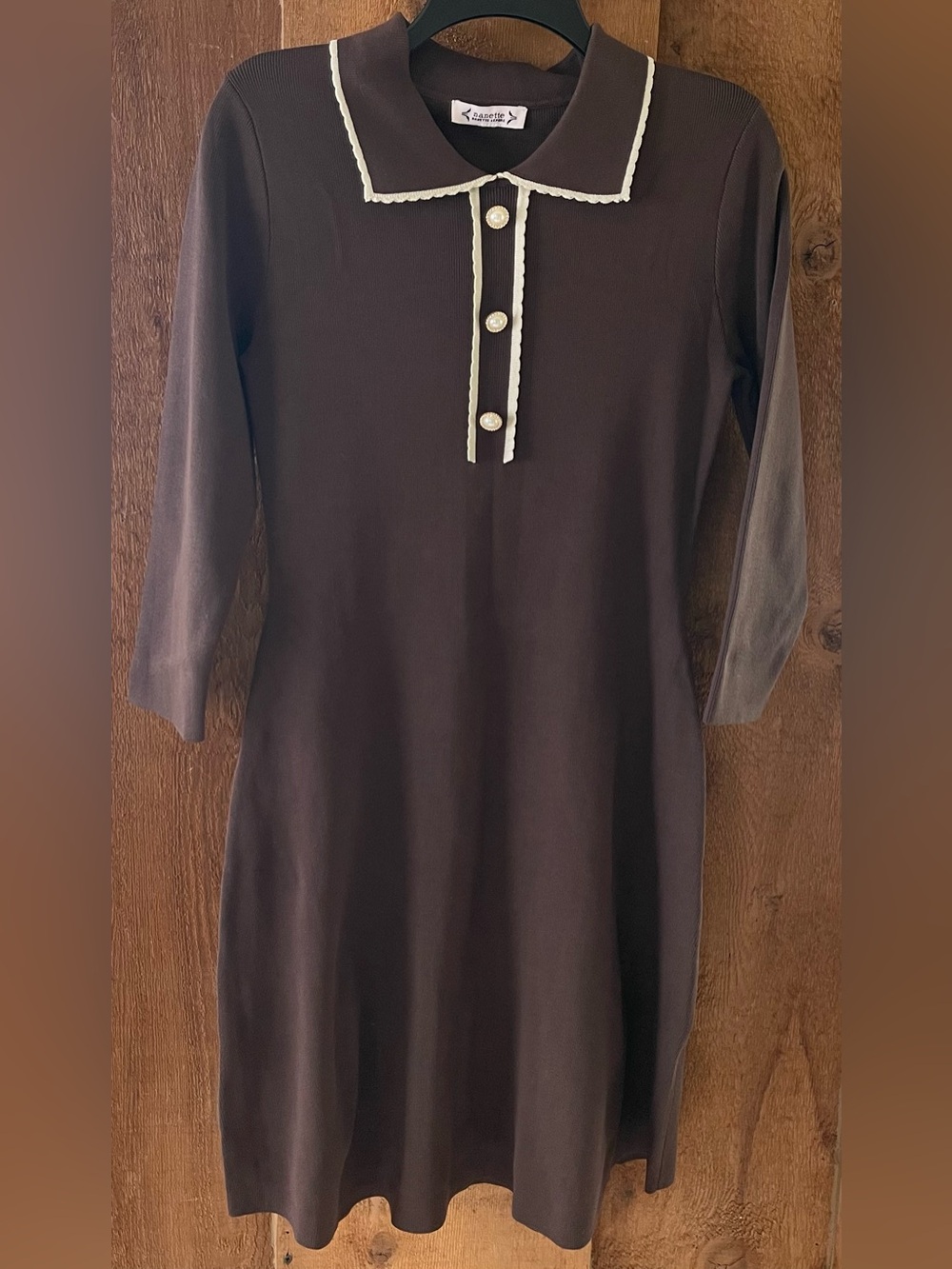 Nanette Lepore Vintage Brown Short Dress